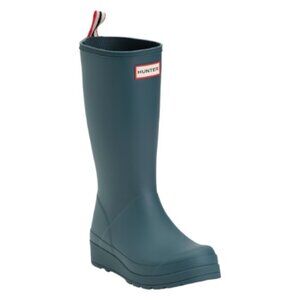 HUNTER Dark Green Play Tall Rain Boots